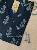 "Nameer" Angrakha Cotton Kurta-Big Size