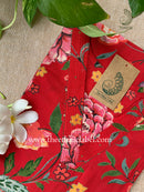 "Nandini" Floral Cotton Kurta