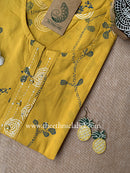 "Sonal" Floral Cotton kurta - S