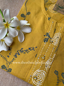 "Sonal" Floral Cotton kurta - S