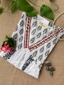 "Shriya" Hand Blockprinted A line Cotton Kurta