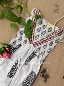 "Shriya" Hand Blockprinted A line Cotton Kurta