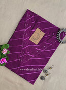 "Vritika" Lehriya Kantha Cotton Kurta