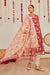 "Vedika" Red Scalloped Hand Block Printed Chanderi Suit Set (3pc)