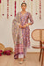 "Pari" Purple Hand work Chanderi Suit Set(3pc)