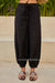 Black Flex Cotton Afghan Pants