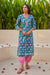 "Leher" Hand Block Print Cotton kurta