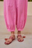 Pink Flex Cotton Afghan Pants