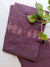 "Farah" Purple Embroidered kurta set(2 pc)