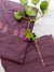 "Farah" Purple Embroidered kurta set(2 pc)