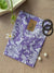 "Mehak" Purple Hand Block Printed Cotton kurta