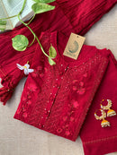 "Ishika" Cotton Kurta Set(3pc)