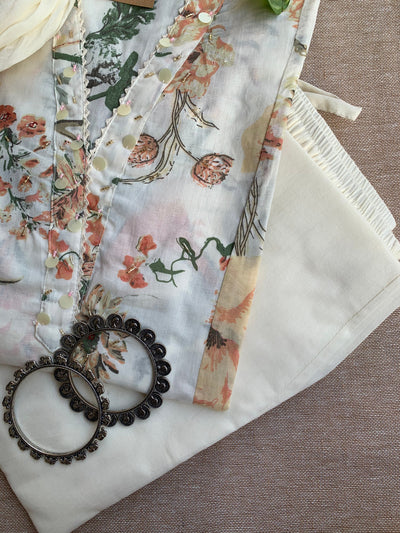 "Garima" Hand Block Printed Cotton Kurta Set(3pc)