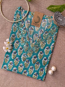 "Jivika"Hand Work Embellished Cotton kurta - XL