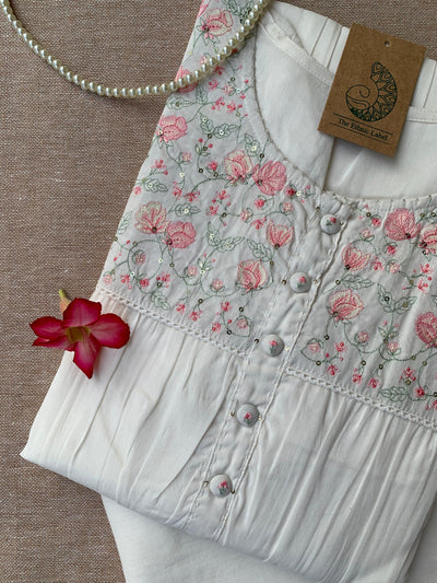 "Shyla" Cotton Kurta with Pants (2pc)