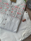 "Shyla" Cotton Kurta with Pants (2pc)