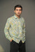 White Green Jaal Floral Shirt