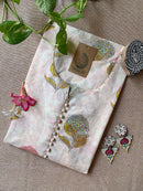 "Ojaswi" Hand Block Printed Floral Cotton kurta