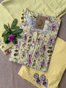 "Karishma" Hand Block Printed Cotton Kurta Set(3pc)