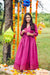 Utsava Majenta Gold dress