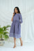 Flint Purple Boota Midi Dress