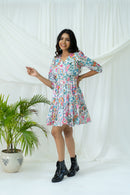 White "Peppy" Floral dress