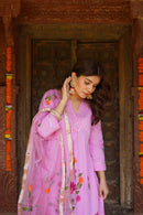 "Gulaab" Hand Painted Suit Set