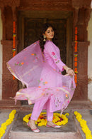 "Gulaab" Hand Painted Suit Set