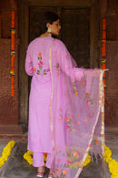 "Gulaab" Hand Painted Suit Set